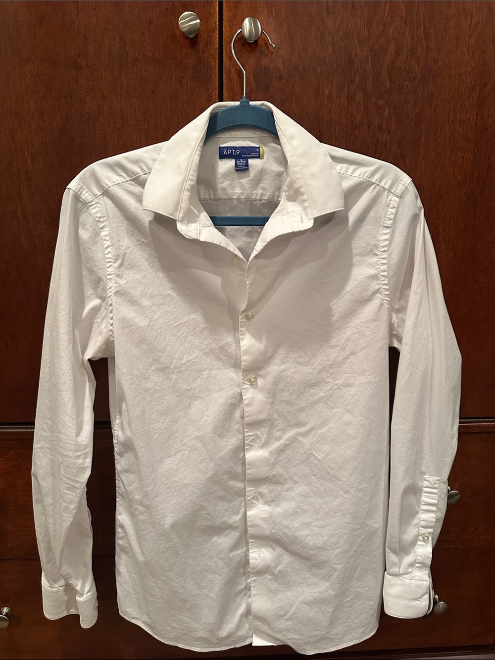 Apt. 9 Men's White Long-Sleeve Dress Shirt